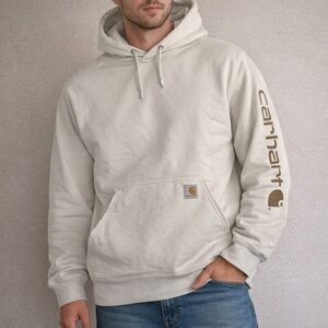 Carhartt Men's Off-White Hoodie